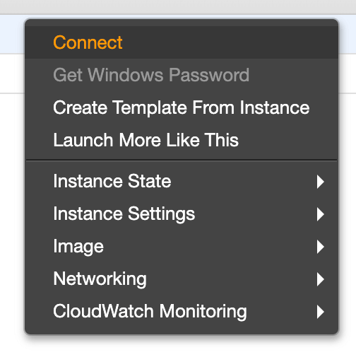 Menu Bitbucket